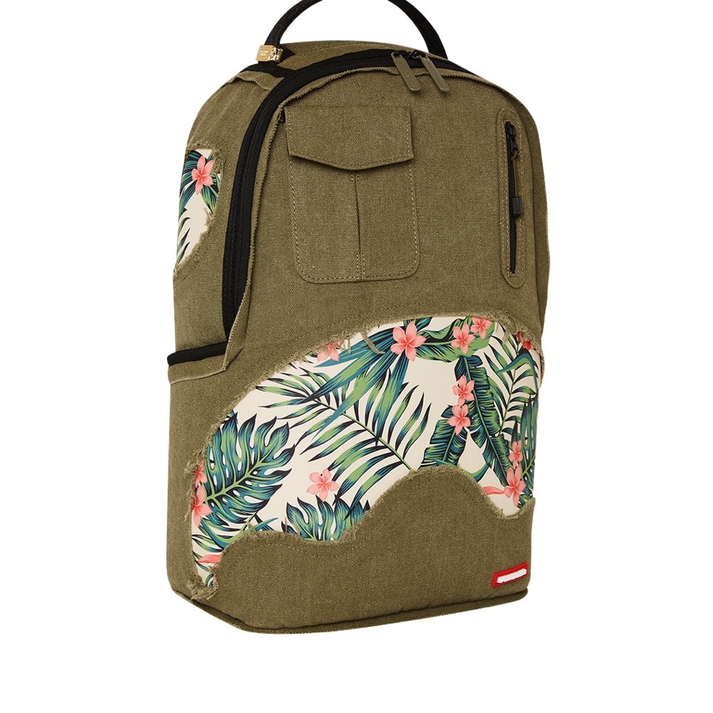 Authentic Sprayground Tropical Mirage Tactical Backpack NWT - Picture 3 of 11